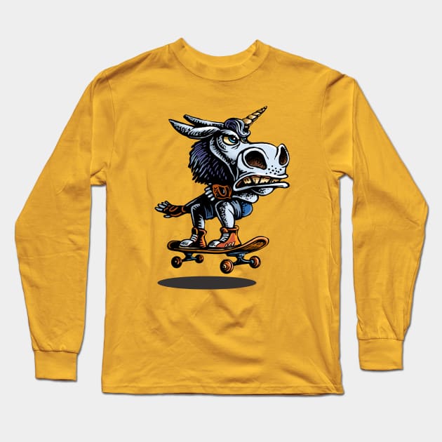 Gnarlycorn Long Sleeve T-Shirt by ChetArt